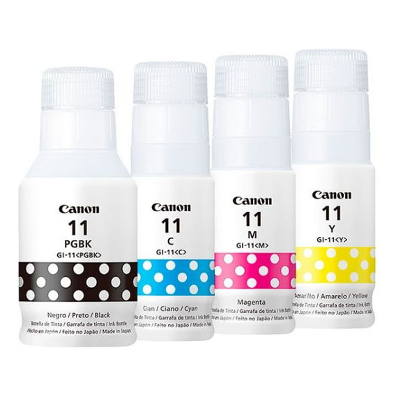 Pack X4 Tinta Canon Gi-11 G2160 G3160