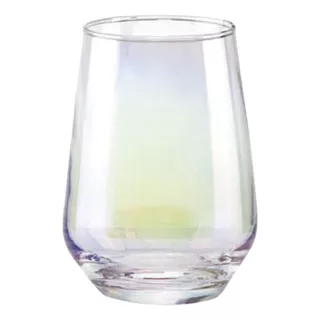 Vasos Cristal Perlados Copon Set X 6 Tornasolado 