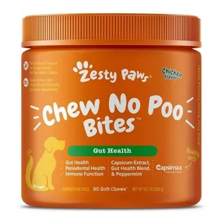 Zesty Paws Chew No Poo Suplemento Contra La Coprofagia 