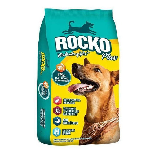 Alimento Rocko Plus para perro adulto todos los tamaños sabor mix en bolsa de 20kg