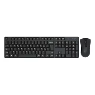 Kit Teclado + Mouse Inalambrico Philips C501 Negro