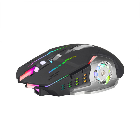 Mouse Gamer Inalámbrico 6 Botones Luz Led Levo