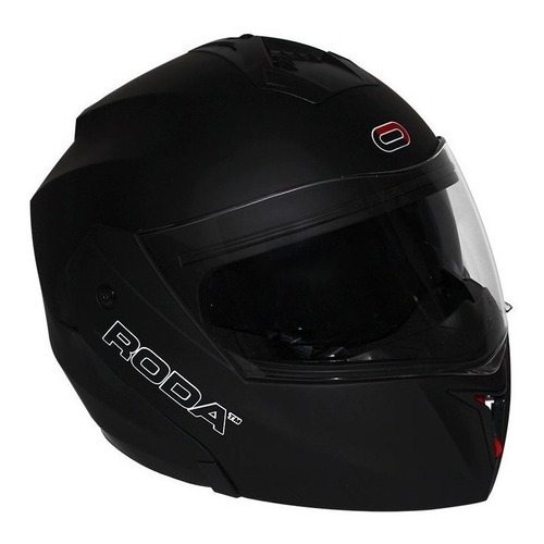 Casco para moto rebatible Roda Revenge  negro mate  solido talla XL 