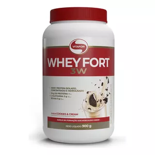 Whey Fort 3w - 900g Cookies & Cream - Vitafor