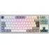 Teclado Mecánico Royal Kludge R87 Pro Rgb Halfgrey S Brown Ñ Teclado Half Grey Idioma Español España