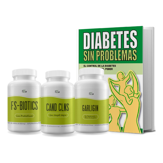 Kit Candida Oficial Con Libro Diabetes Sin Problemas