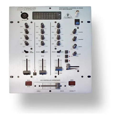 Misturador de DJ de 3 canais Behringer Dx626 | MercadoLivre Misturador de DJ de 3 canais Behringer Dx626 | MercadoLivre