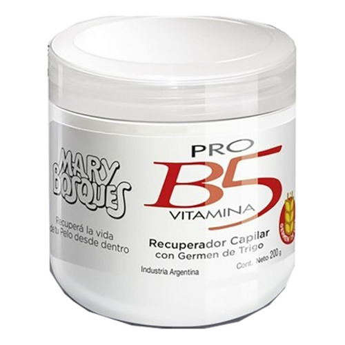 Mascara Mary Bosques Recuperador Capilar Vitamina B5 200g