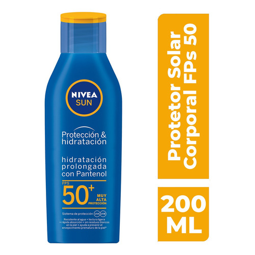 Nivea Sun Protección & Hidratación protector solar en crema 50+ 200ml