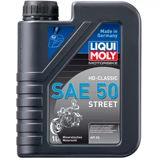 Aceite Para Motor Liqui Moly Mineral Motorbike Hd Classic Sae 50 1l