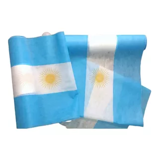 Rollo De Bandera De Argentina Con Sol 0,70x50mts Friselina