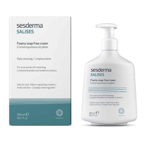 Salises Crema Espumosa X 250ml Sesderma Momento de aplicación Día/Noche Tipo de piel Grasa