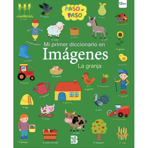 Libro Mi Primer Dicconario En Imagenes - La Granja, De Vvaa. Editorial Ballon, Tapa Dura, Edición 1 En Español, 2023