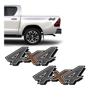 Adesivos 4x4 Hilux Toyota 2021 Emblema Lateral Mod. Original
