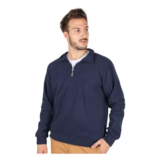 Buzo Hombre Medio Cierre Micro Polar Premium Oldtown Polo