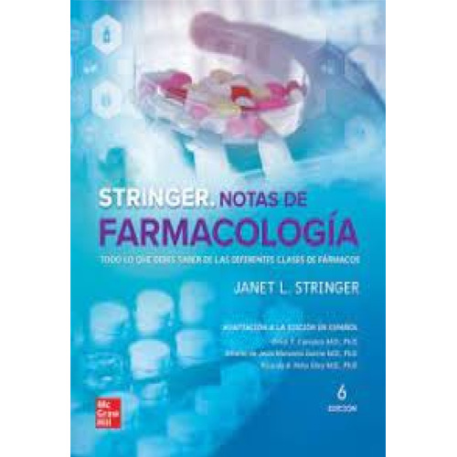 Notas De Farmacología, De Stringer L. Janet. Editorial Mcgraw Hill, Tapa Blanda, Edición 1 En Español, 2022