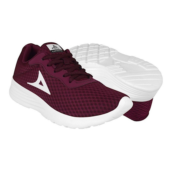 Tenis Dama Pirma Floating Run 8500 Textil Vino