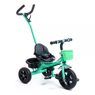 Triciclo Infantil Con Manija Extraíble Y Canasto - Tinok