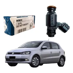  Bico Injetor Bosch Volkswagen Gol G6 1.6 16v Msi 2013 A 2015