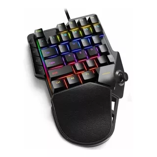 Keypad Teclado Rgb Para Switch Xbox One Ps4 Ps3 Pc Audio In