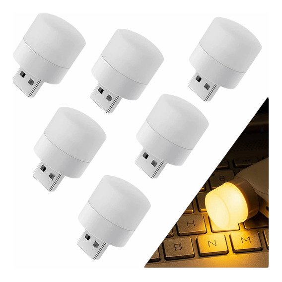 Mini Ampolleta Usb De Luz Led Lampara Portátil