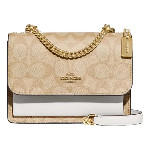 Bolsa Coach Original Mini Klare Crossbody In Signature Gold