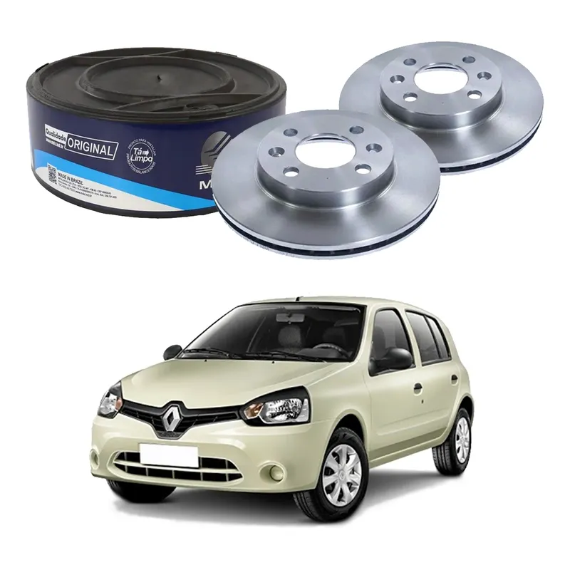 Disco Freio Dianteiro Ventilado Clio 1.0 2013 A 2016