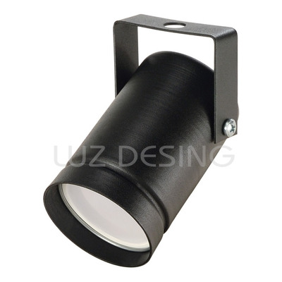 Riel 2 Metros 4 Luces Spot Apto Led Deco Blanco Y Negro