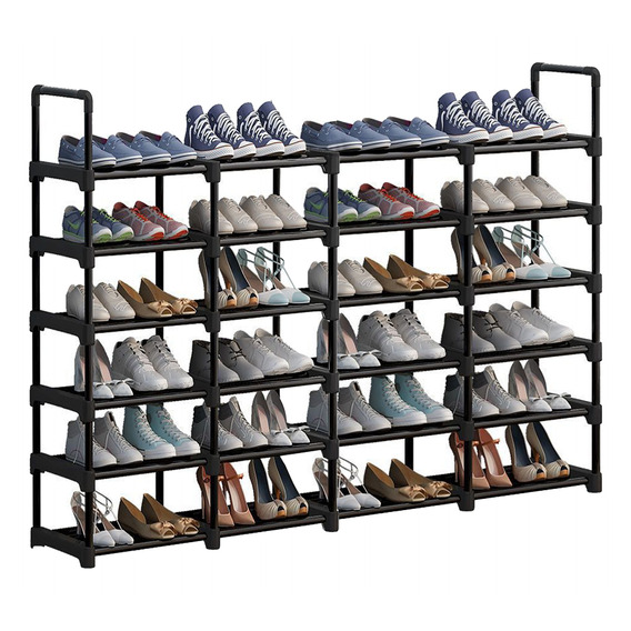 Zapatero Organizador De Zapatos De 4 Columnas Y 6 Niveles