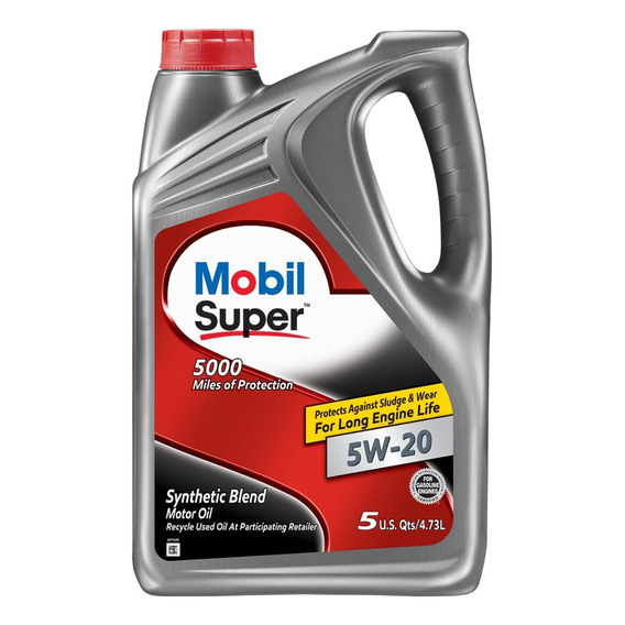 Aceite Sintetico Mobil Super 5w20 4.73l