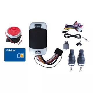 Alarma Gps Moto Auto 303g Sirena Chip Optimizado 2 Controles