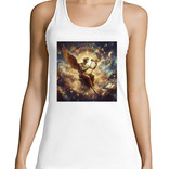 Musculosa Mujer Dios Apolo Música Y Poesía Mitologia M2