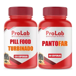 Pill Food Turbo C/120 Cps + Pantofar C/60 Cps - Cáps Veganas