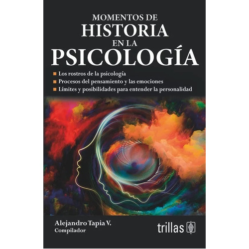 Momentos De Historia En La Psicología, De Tapia Vargas, Alejandro (compilador)., Vol. 2. Editorial Trillas, Tapa Blanda En Español, 2016