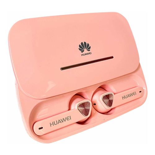 Audífono in-ear gamer inalámbrico Huawei BE36 Be36 rosa con luz LED