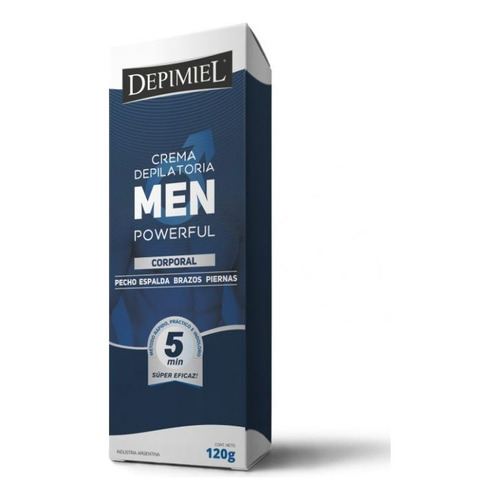 Crema depilatoria Depimiel Men Powerful corporal piel normal 120 g