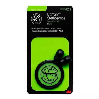 Kit De Repuesto Color Negro Para Littmann Classic