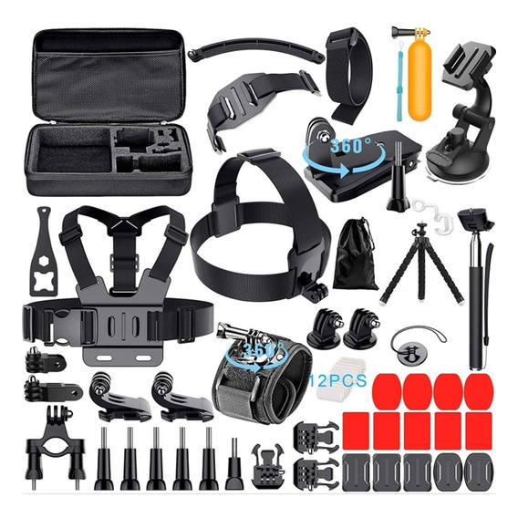 Kit De 59 Accesorios Gopro Hero 2 3 4 5 6 7 8 9 10 11