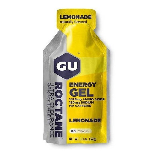 Suplemento en gel GU  Roctane Energy Gel sabor lemonade en sachet de 32g pack x 24 u