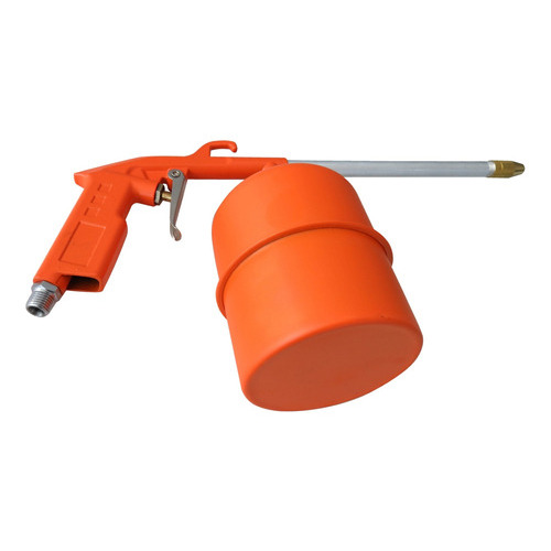Pistola De Limpieza Rociadora Con Recipiente Metálico Kld Color Naranja