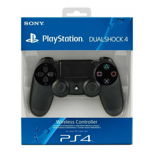 Control joystick inalámbrico PlayStation Dualshock 4 ps4 jet black