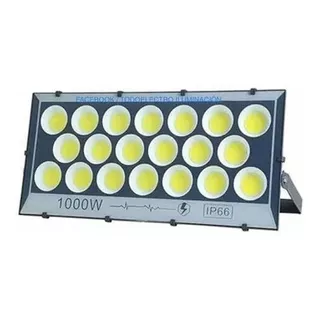 Foco Led Reflector De 1000 Watt Ip66 Exterior Impermeable Color De La Carcasa Gris Oscuro