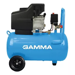 Compresor De Aire Gamma G2852ar 1,5 Hp 25 L 220 V - 50 Hz Color Celeste Fase Eléctrica Monofásica