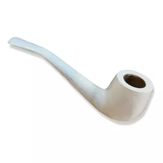 Cachimbo De Madeira Branco - Preto Velho Umbanda - Candomblé