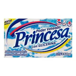 Jabon De Lavanderia Princesa Azul 350grs 