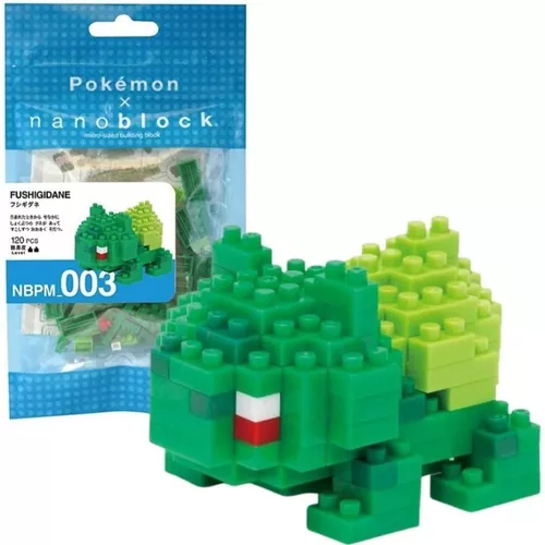 Bonecos Pokémon Nanoblock - Montagem Lego