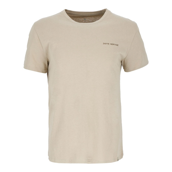 Polera Manga Corta Forest Men Beige Doite