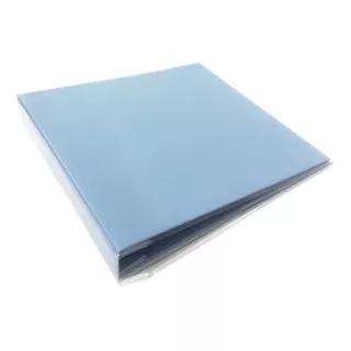 Álbum De Pino Grande Azul Bebê - Scrapbook 30,5cm X 30,5cm