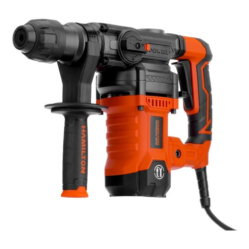 Rotomartillo 1500w 7,5j Con Accesorios - Hamilton Hrm005 Color Naranja Frecuencia 50 Hz/60 Hz