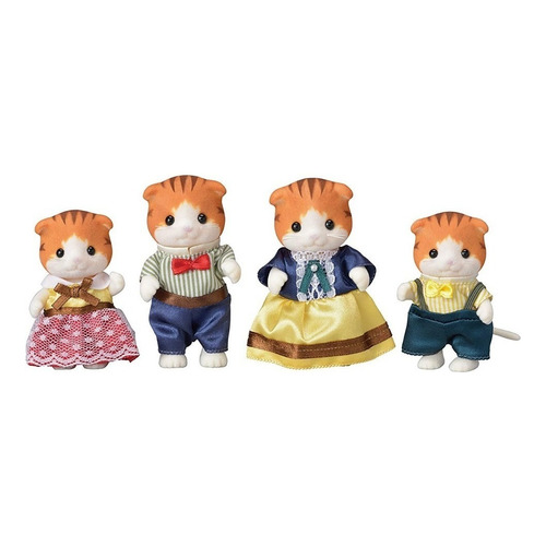 Sylvanian Families Familia Gatos De Maple 5290 Ink Educando